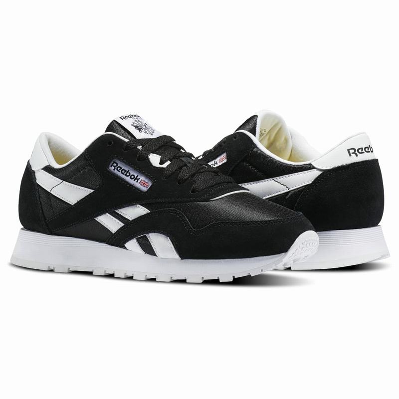 Reebok Classic Nylon Tenisky Chlapcenske - Čierne/Biele CH9100KM